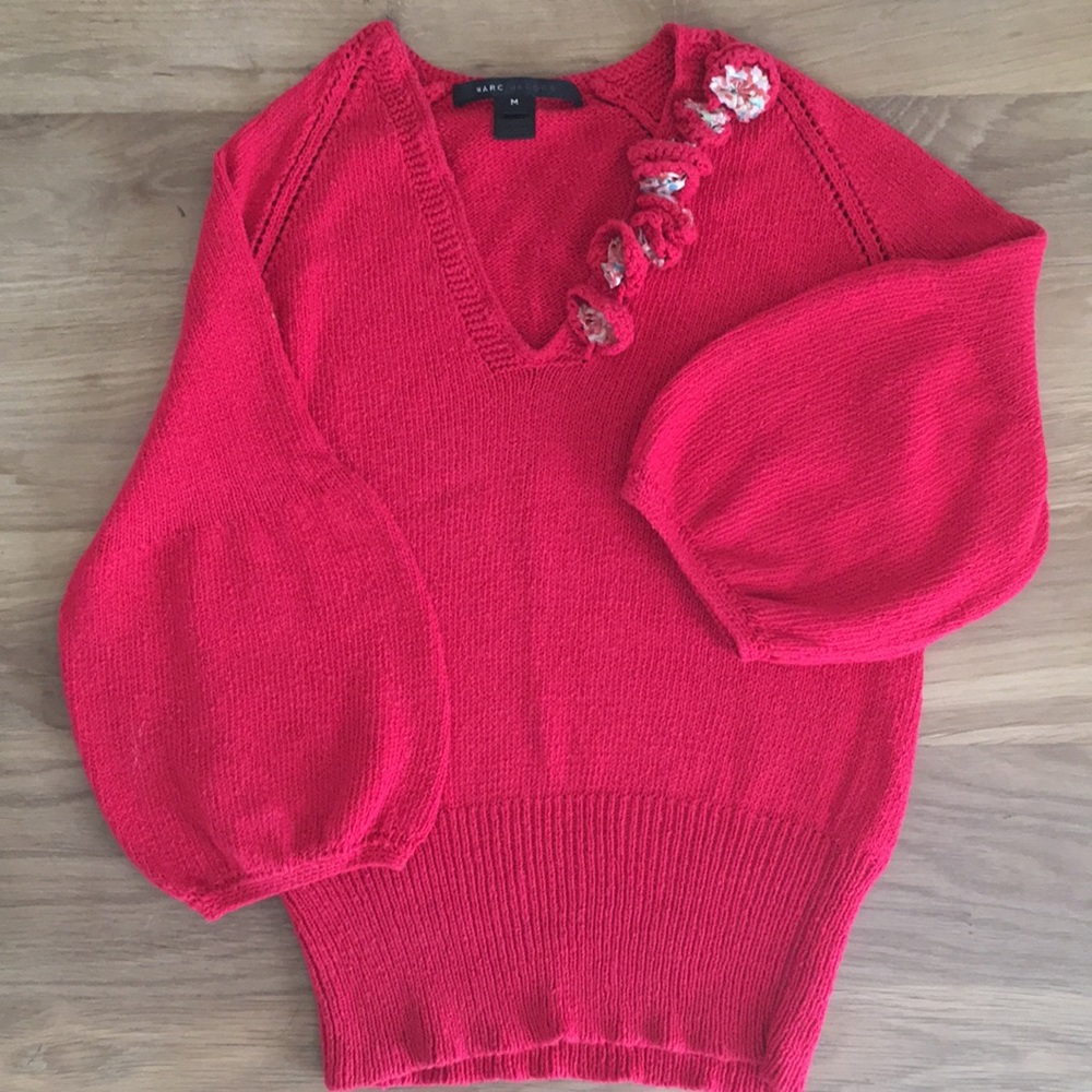 Marc Jacobs Red Knit Sweater